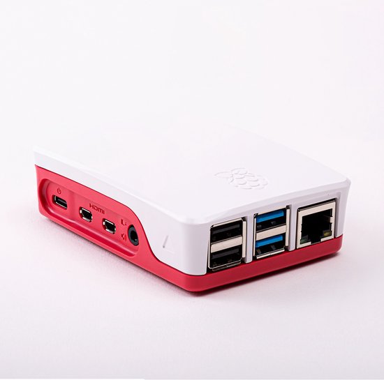 4B behuizing case - Rood/Wit