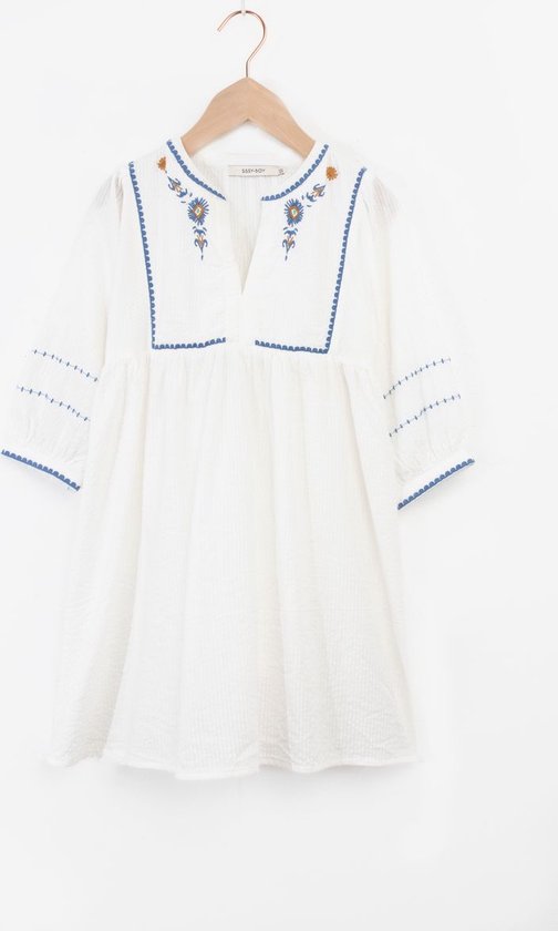 Sissy-Boy - Witte jurk met embroidery