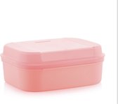 Tupperware varia/boîte à charnière rose clair