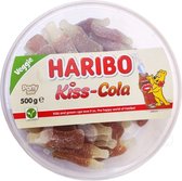 Haribo Kiss Cola - 500 gram - Veggie - Party size - Snoep - Snoeppot