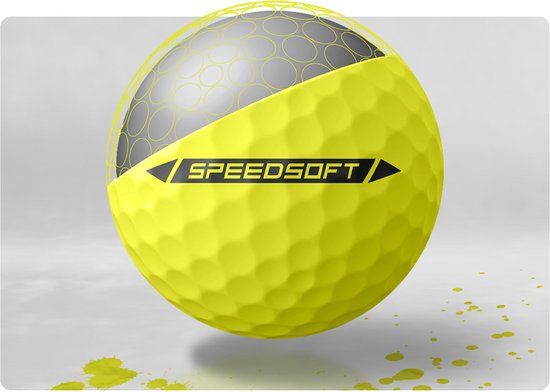 Golfballen Taylormade Speed Soft Geel van TaylorMade — afbeelding 2