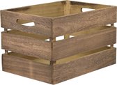 Houten Vintage krat - Securit CR-VIN met Handvat | Duurzaam Hout Wooden crates