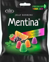 Mentina - Mixed Flavor - 5 x 80gr mint & fruits - jelly bonbons