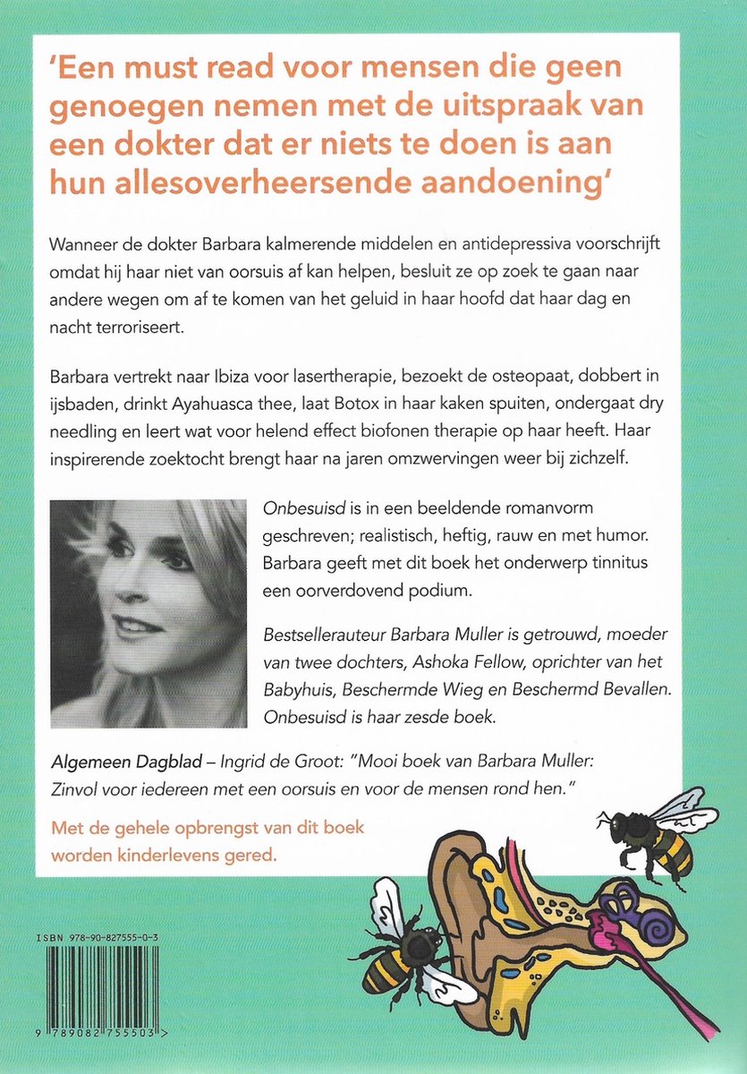 Onbesuisd - back cover