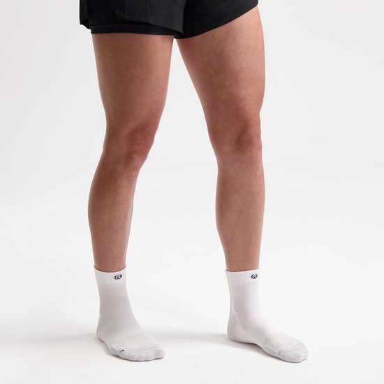 Rogelli 3-pack Hardloopsokken - Sportsokken voor Heren en Dames - Wit - Core