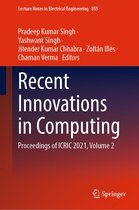 Lecture Notes in Electrical Engineering 855 - Recent Innovations in Computing