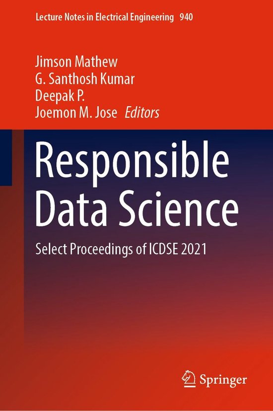 Springer Nature Proceedings Computer Science - Responsible D ... - cover