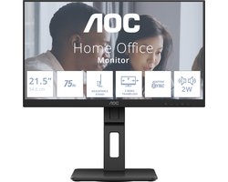 AOC E2 22E2UMF LED display 54,6 cm (21.5") 1920 x 1080 Pixels Full HD Zwart
