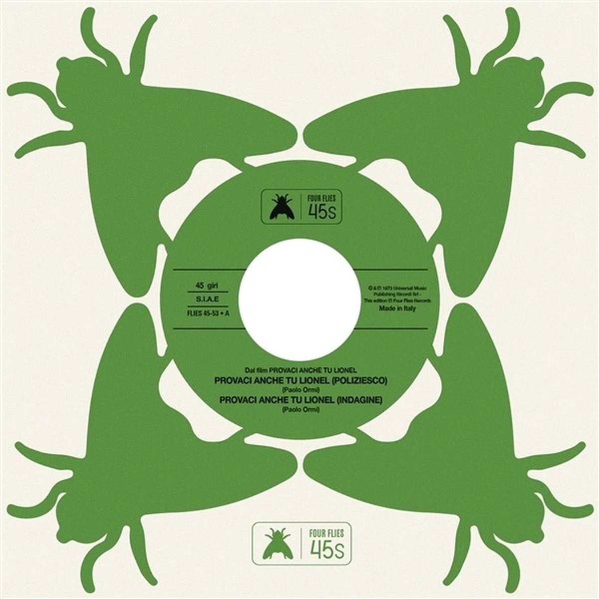 Paolo Ormi - Provaci Anche Tu Lionel (7" Single)