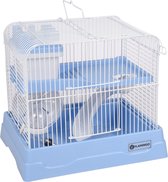 Cage Flamingo Hamster Dinky - Bleu / Blanc - 30 x 23 x 26 cm
