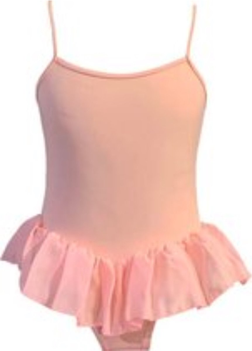 Crait - Balletpakje met rokje in voile - Meisjes - Roze - Maat 6 jaar