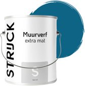 STRIJCK Muurverf Extramat - Kobalt - 188B-6 - 1 liter