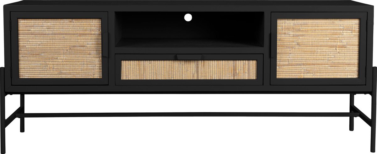 Dutchbone Yasu Dressoir Hout/ Metaal Zwart
