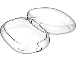 New Age Devi - Bescherm je Airpods! Siliconen Cover Case - Transparant - Geschikt voor Airpods Max