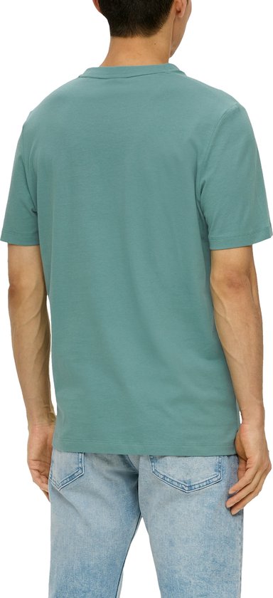 S'Oliver Men-T-shirt--90D1 GREY/BLACK-Maat XL
