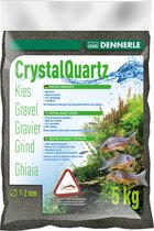 Dennerle Kristal Kwartsgrind Diamantzwart - Aquarium Grind - Inhoud: 5 kilo