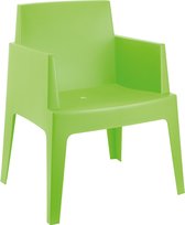 Alterego Groene design stoel 'PLEMO'