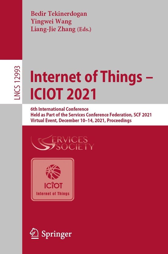 Springer Nature Proceedings Computer Science - Internet of T ... - cover
