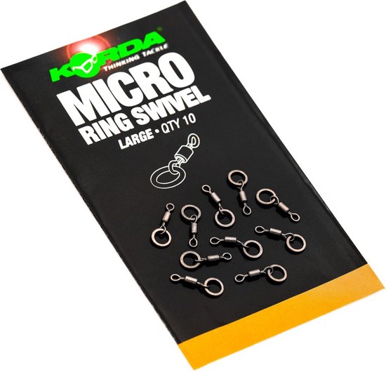 Foto: Korda micro rig ring swivel large wartels