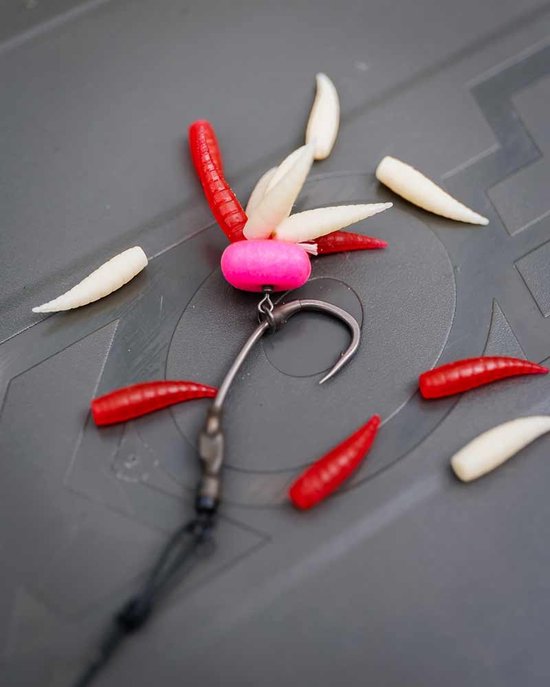 Fox Carp Fox Edges Essentials Pop-Up Maggots Wit/ Rood van Carp Fox — afbeelding 2
