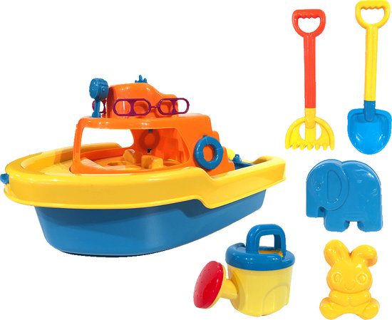 Speelgoedboot met accessoires