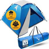 Aretus - Tente Pop pour 2 à 4 personnes - Tente de camping montée et démontée en 45 secondes - grande et étanche - tente de plage 3 personnes