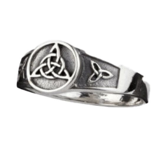 Zilveren ring ‘Keltische knopen’
