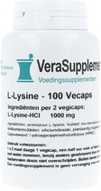 VeraSupplements L-Lysine 500mg Capsules