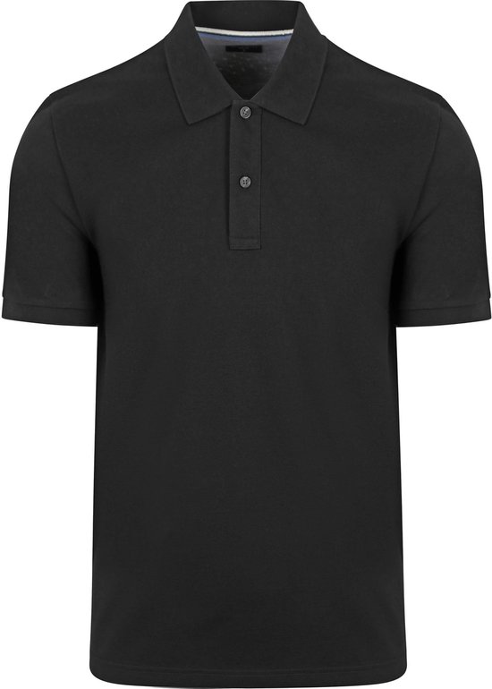 OLYMP - Poloshirt Piqué Zwart - Modern-fit - Heren Poloshirt