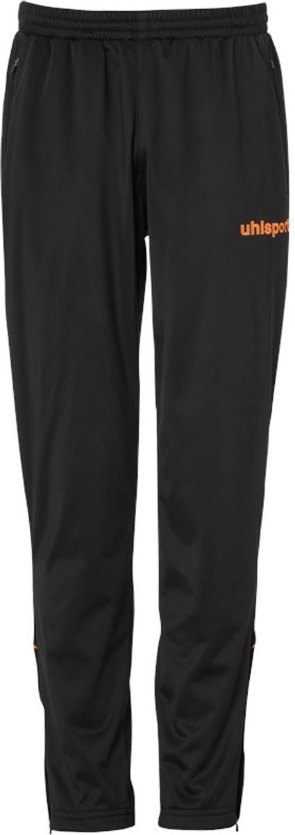 Uhlsport Stream 22 Polyesterbroek Kinderen - Zwart / Fluo Oranje | Maat: 164