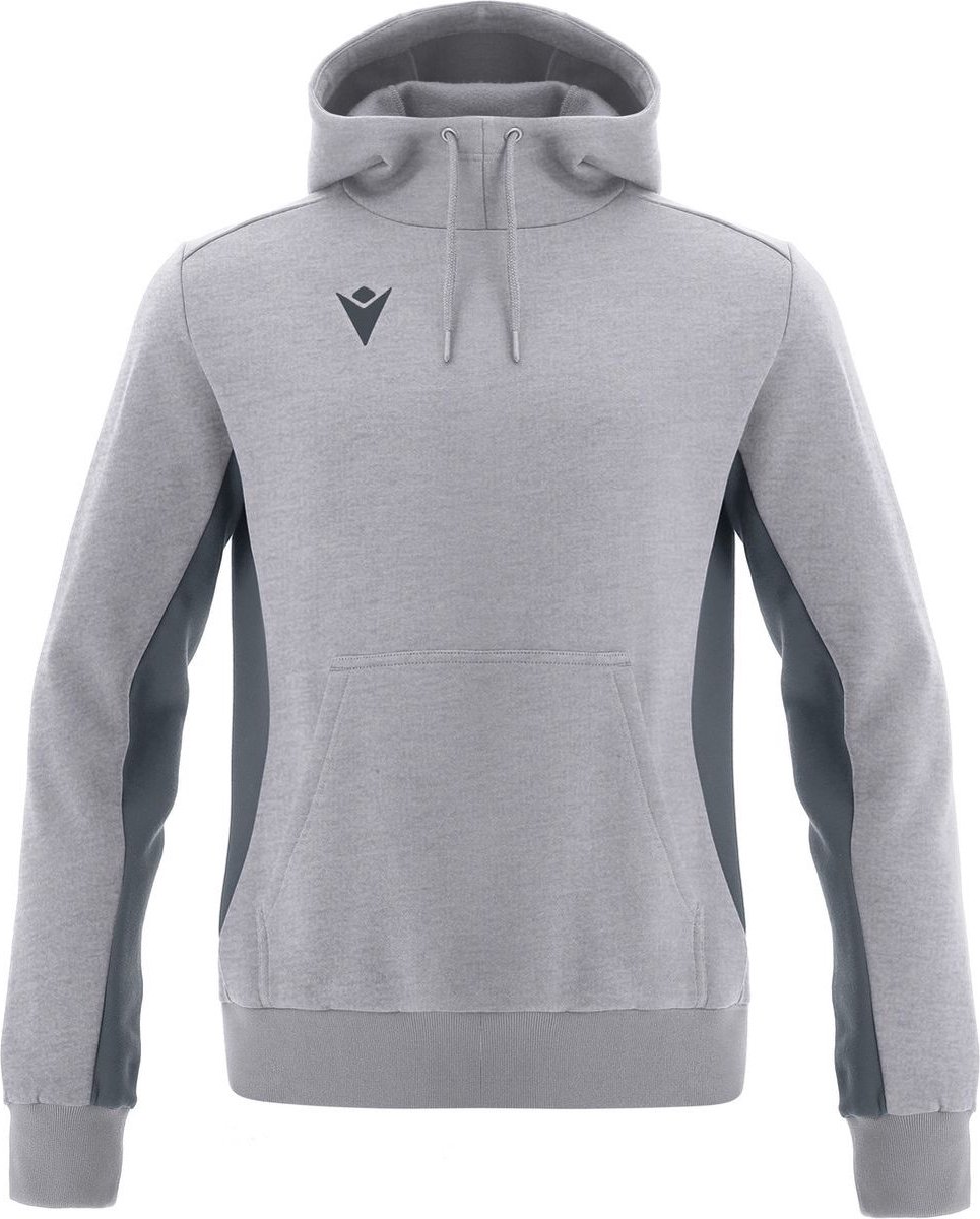 Macron Dance Sweater Met Kap Heren - Grijs Gemeleerd / Antraciet | Maat: L