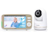 Zevio Babyfoon met Camera - Baby Monitor - 5 Inch HD Scherm - Op afstand bestuurbaar - Bestverkocht