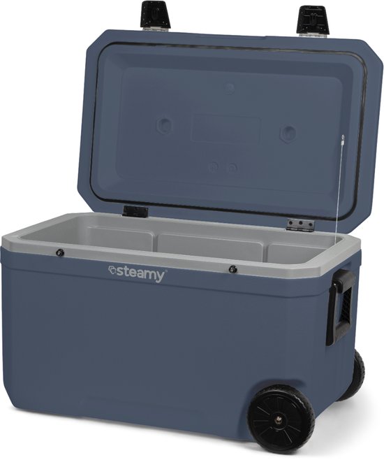 Steamy Cool 70 Roller - Grote Koelbox op Wielen - 70 Liter - Blauw van Steamy — afbeelding 2