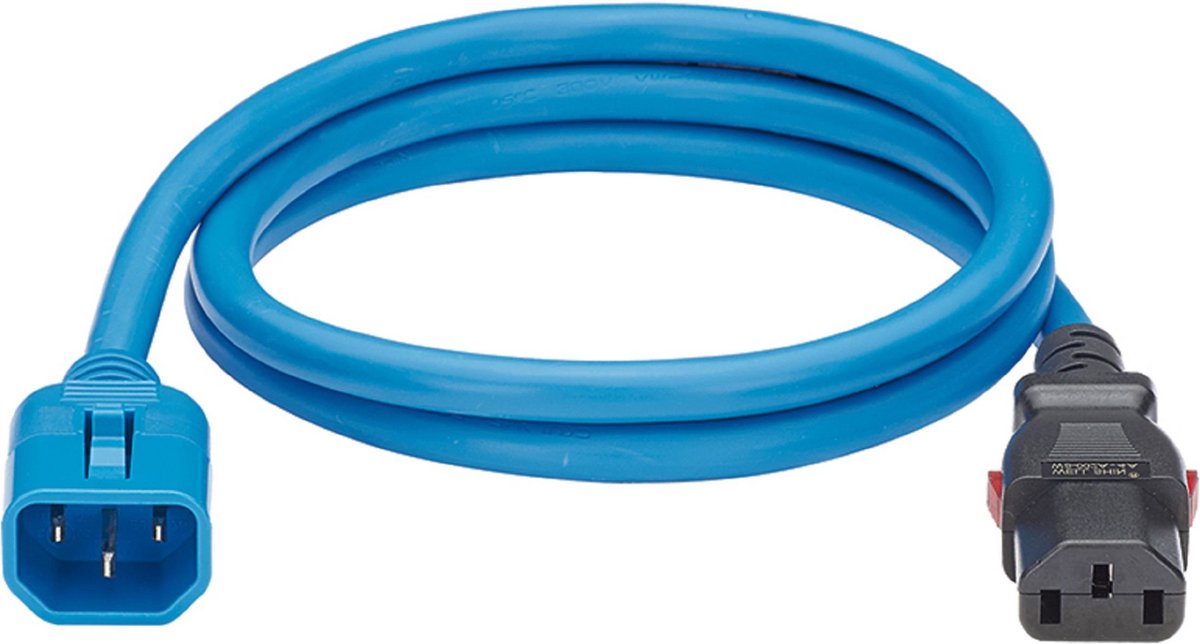 Panduit LPCA08-X electriciteitssnoer Blauw 1,8 m C13 stekker C14 stekker