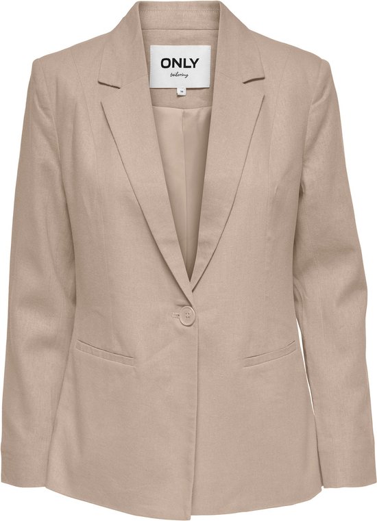 Only Blazer Onlola-caro L/s Linen Bl Blazer Cc 15279507 Oxford Tan Dames Maat - 36