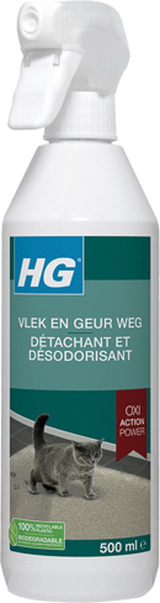 Bol.com HG vlek & geur weg voor katten 500ml - 2Stuks! aanbieding