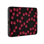BURGA Laptophoes - Leren Laptop Hoesjes - Laptopsleeve 16 inch - Cherrybomb
