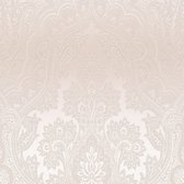 Barok behang Profhome 387083-GU vliesbehang hardvinyl warmdruk in reliëf glad in barok stijl glinsterend roze parelmoer-lichtrood 5,33 m2