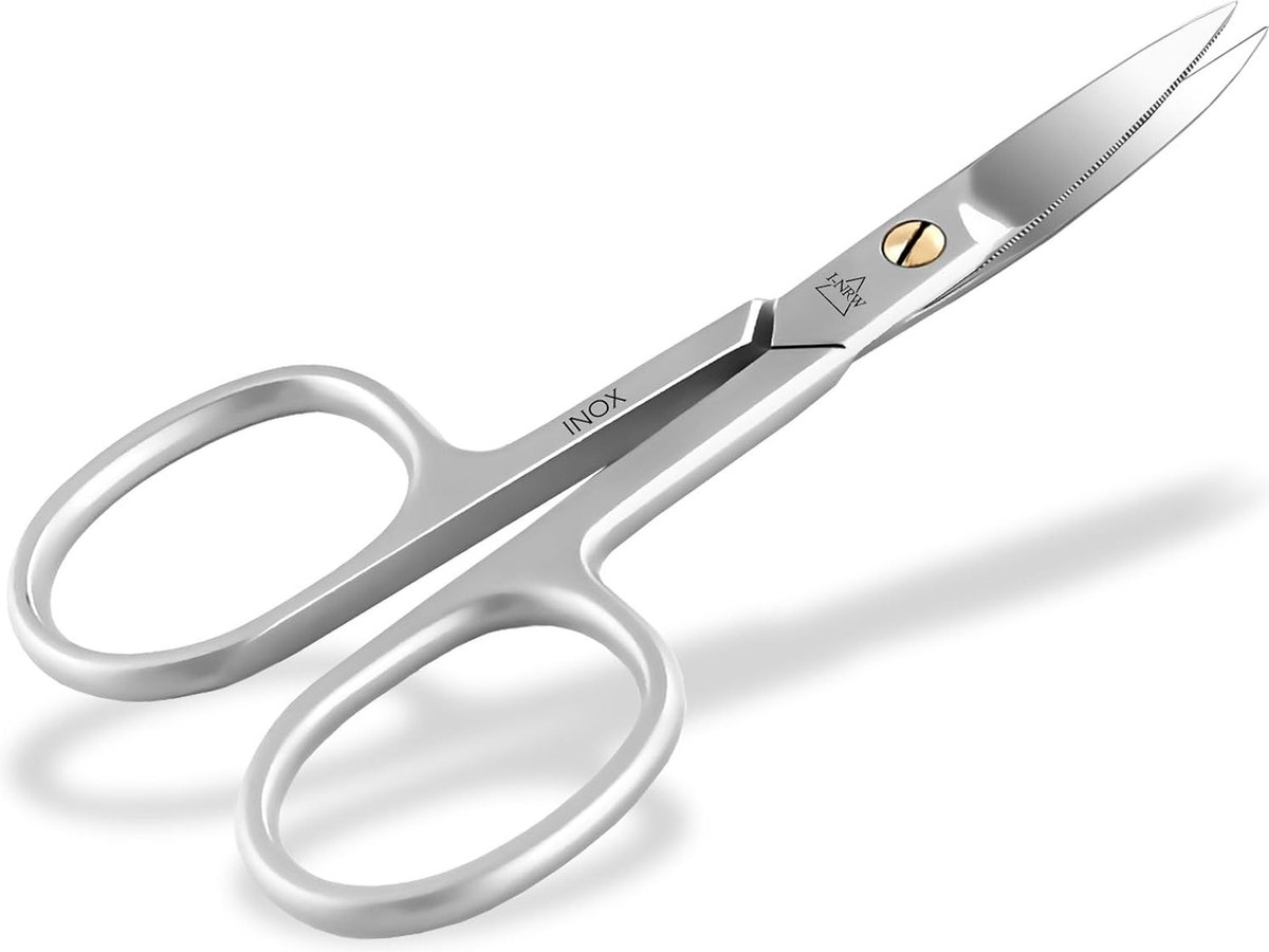 Goedkoopste Professionele nagelschaar met extra scherp gebogen snijvlak voor het nauwkeurig inkorten van vinger- en teennagels 9 cm van roestvrij staal