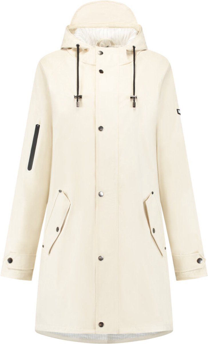 Mirage Rainfall trenchcoat soft touch L off-white