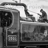 Steam Trains Kalender 2024 Black and White