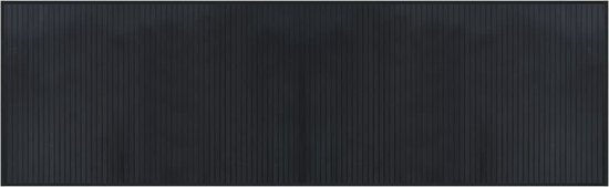 vidaXL-Vloerkleed-rechthoekig-60x200-cm-bamboe-zwart