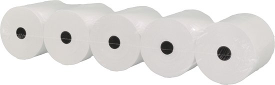 Rouleaux de caisse enregistreuse rouleaux thermiques 80 x 80 x 12 mm - 50 par boîte