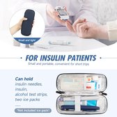 Insuline koeltas voor reistas, Eva insuline-tas voor insuline-pen, insuline en andere diabetici-accessoires, diabetici-tas (marineblauw)