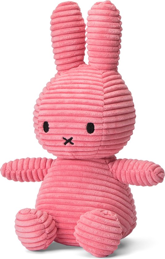 Bon Ton Toys Nijntje - Corduroy Bubblegum Roze - 23 cm - 9