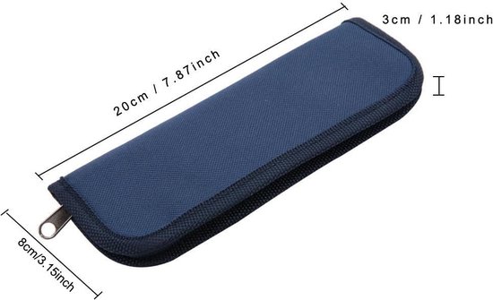 Insuline-koeltas, draagbare EVA-insulineverpakking voor insuline-pen, koeltas, insuline-tas voor diabetes spuiten, insuline-injectie en medicijnen (diepblauw) van Luxja — afbeelding 5