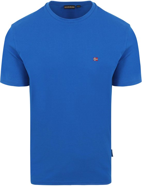 Napapijri - Salis T-shirt Kobaltblauw - Heren - Maat M - Regular-fit