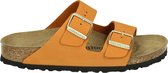 Birkenstock ARIZONA NUBUCK BURNT ORANGE - Dames slippers - Kleur: Oranje - Maat: 39