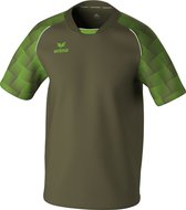 Erima Evo Star Shirt Korte Mouw Heren - Khaki / Green Gecko | Maat: 3XL