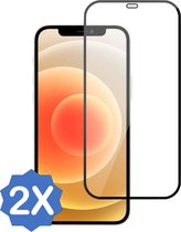 2x Geschikt voor iPhone 12 Pro Max - Screenprotector - Gehard Glas - Full GuardCover